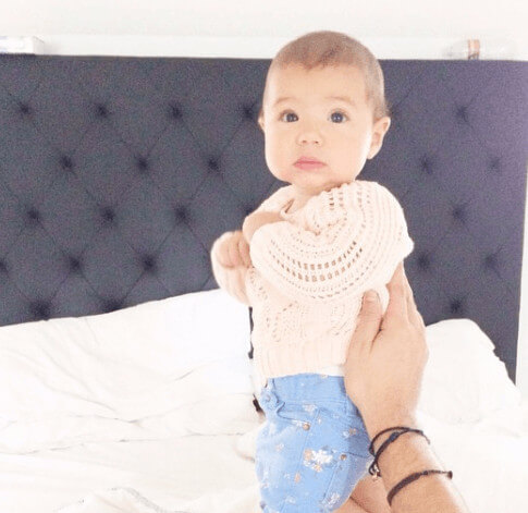 Isabella Amalia Delgado With Father